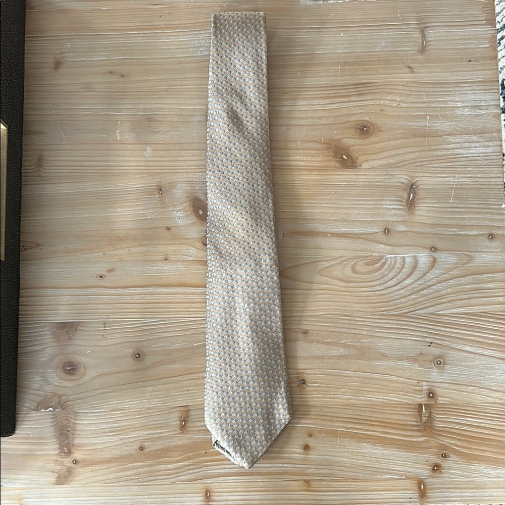 Giorgio Armani Beige Patterned Men's Tie